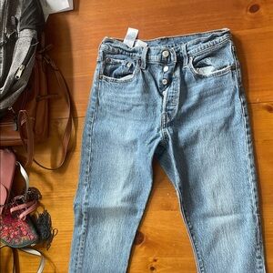 Levi's Women's Straight Leg Blue Jeans